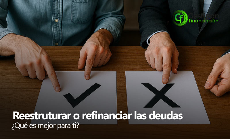 Reestructurar o refinanciar las deudas