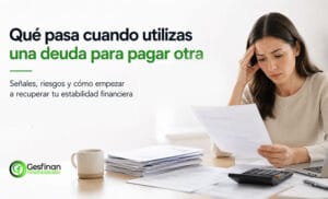 qué pasa cuando utilizas una deuda para pagar otra