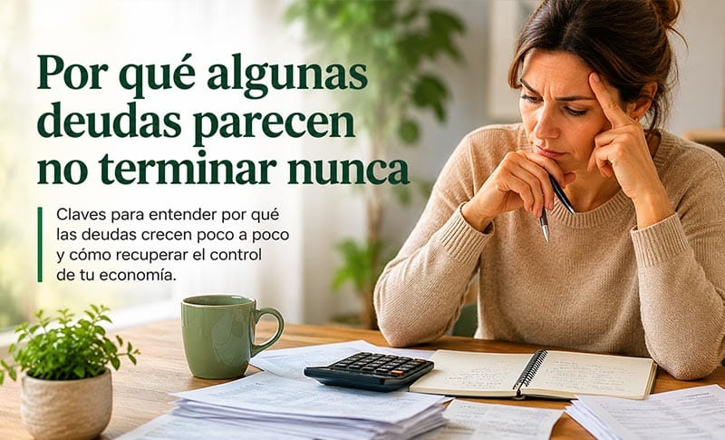 Por qué algunas deudas parecen no terminar nunca